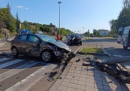 Estado en el que quedaron los vehículos implicados en el siniestro.