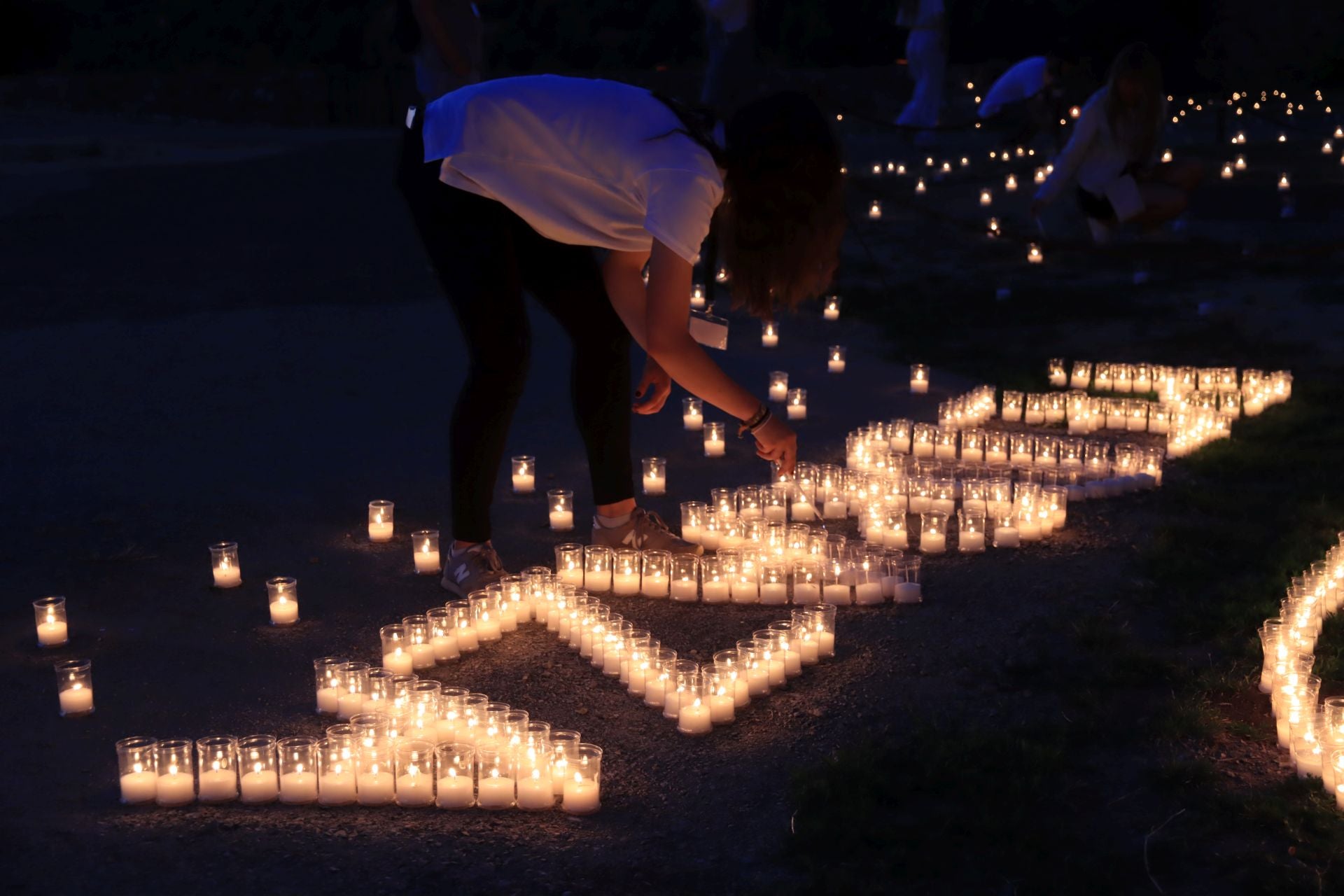 La noche de las velas en Pedraza, en imágenes