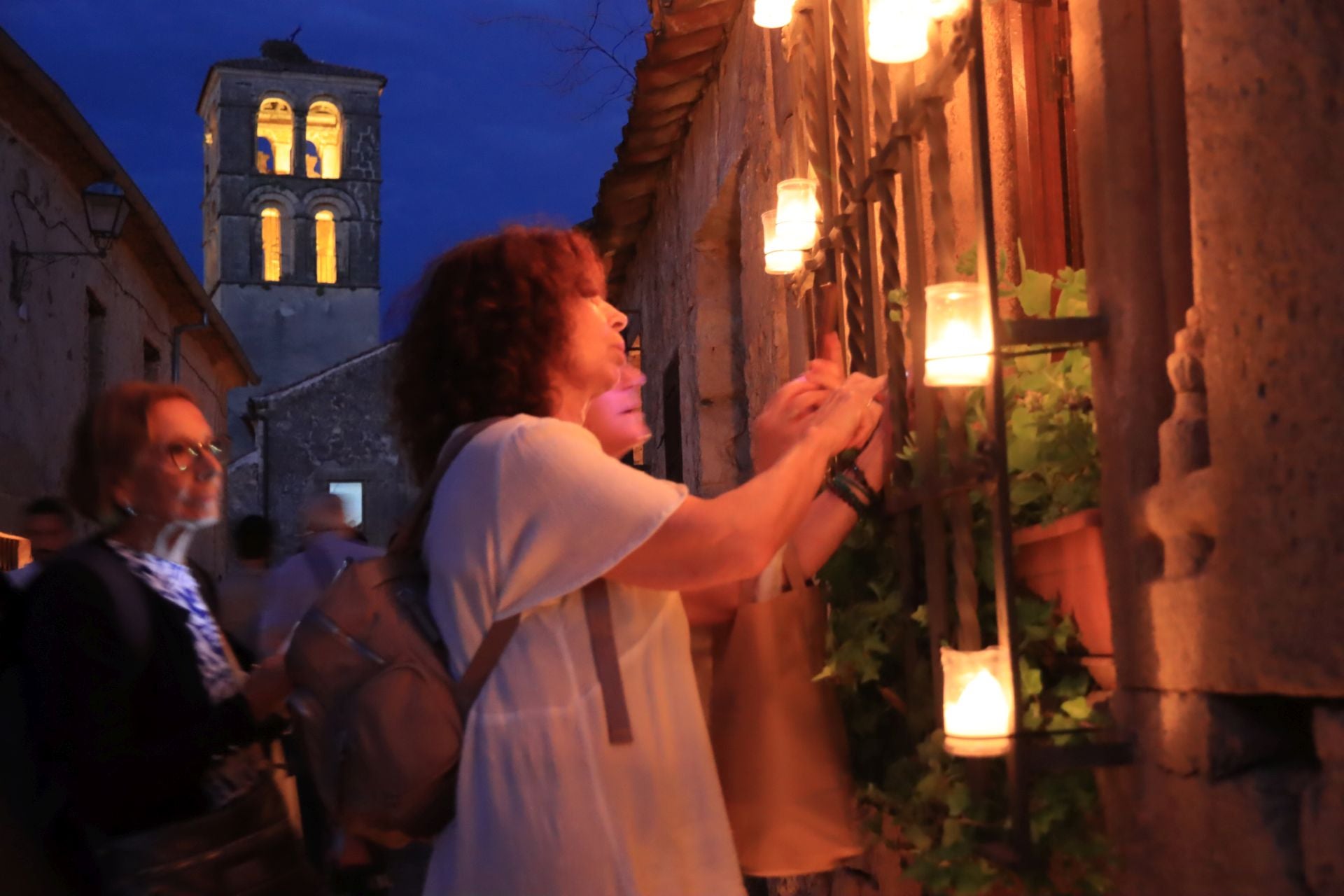 La noche de las velas en Pedraza, en imágenes