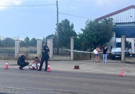 Lugar del presunto asesinato en Aranda de Duero.