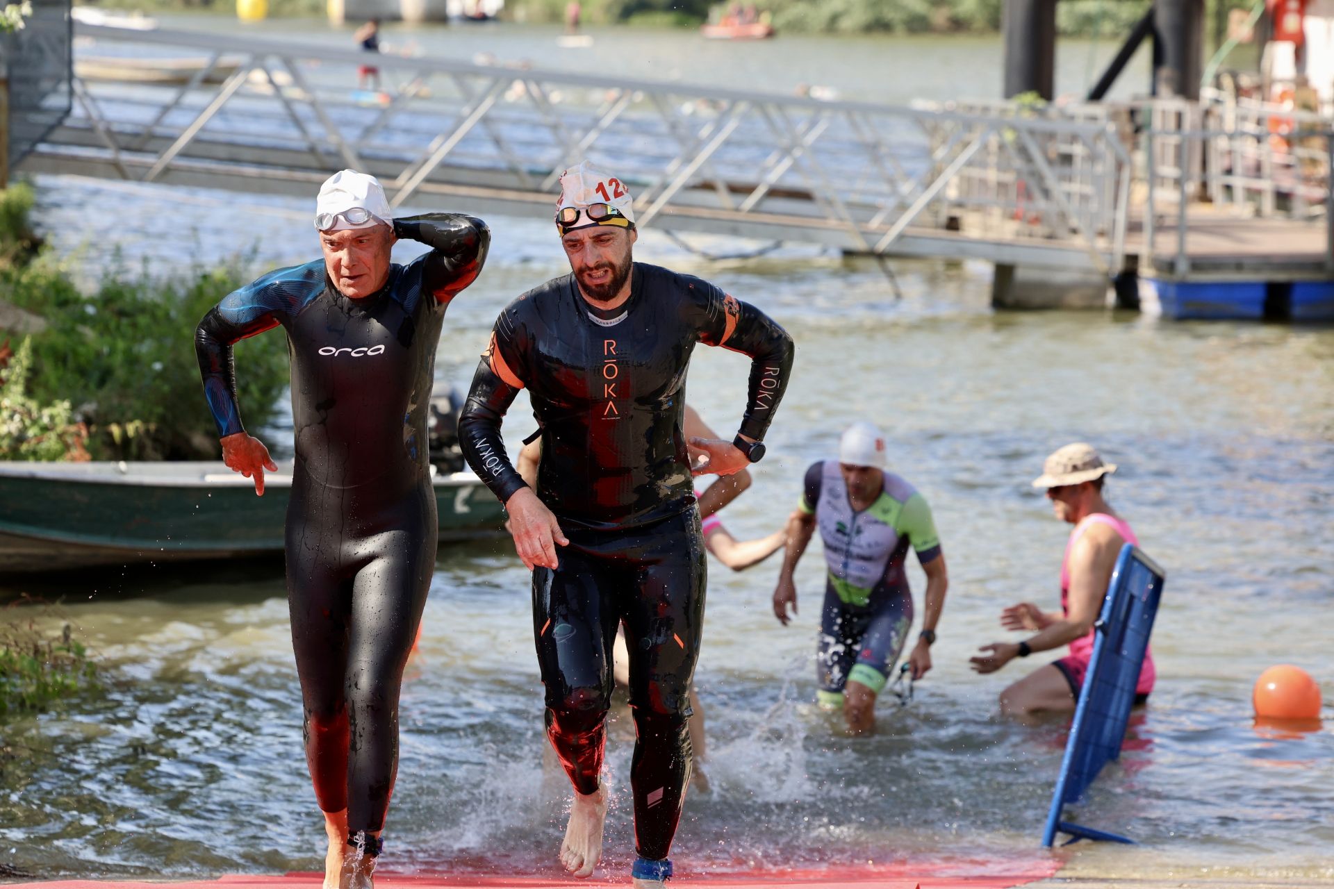 Doscientos atletas prueban su resistencia en la XXVII edición del Triatlón Ciudad de Valladolid