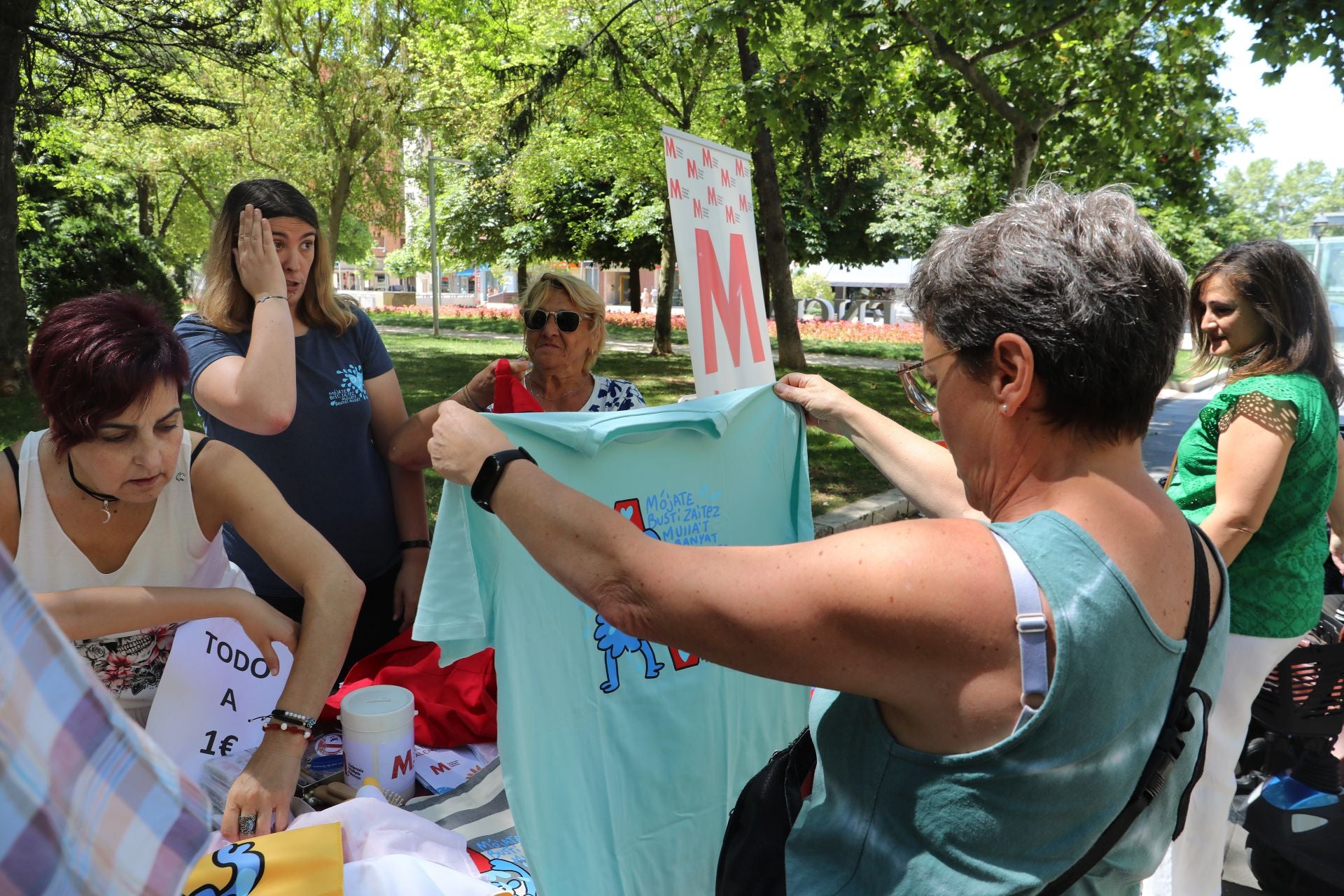 La esclerosis múltiple se muestra en el parque del Salón