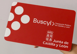 Tarjeta Buscyl de la Junta de Castilla y León.