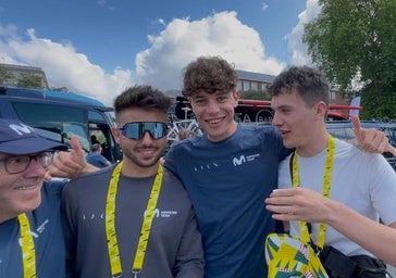 La familia Romeo en el Tour: «Iván se ha guardado para la crono de mañana»