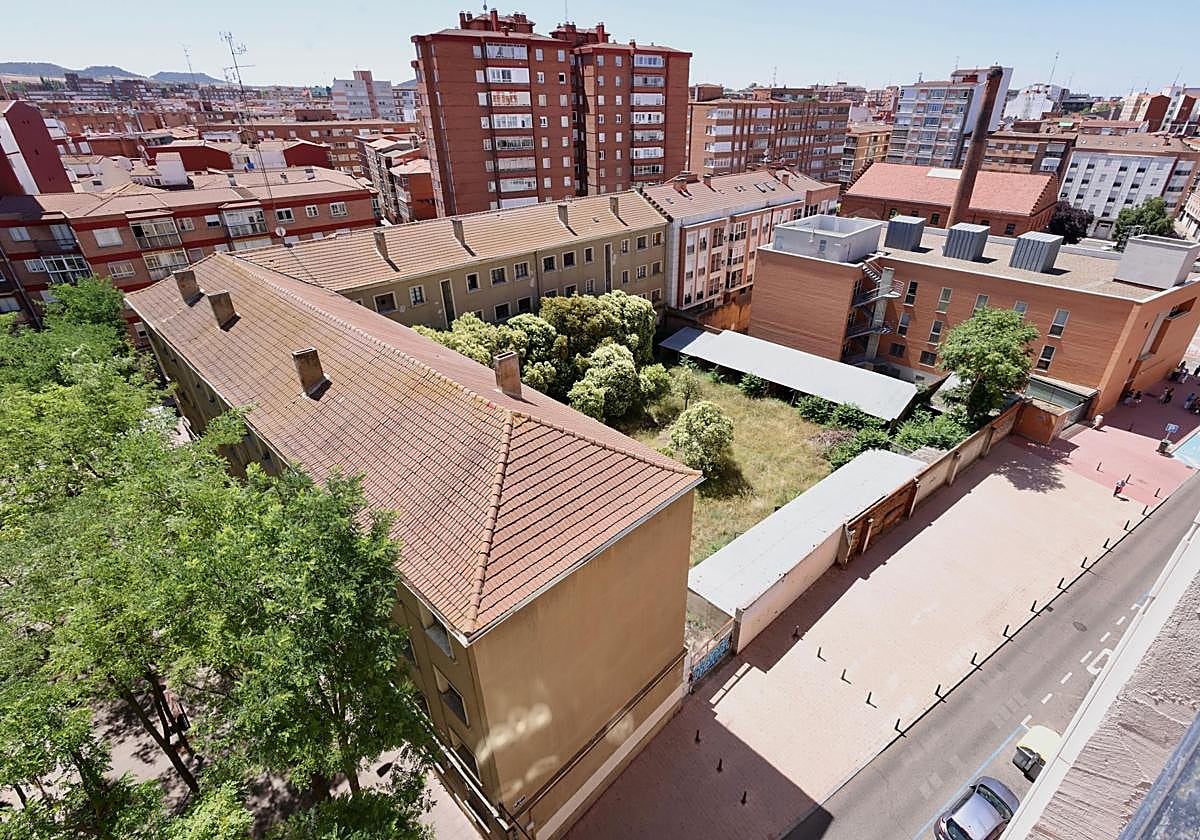 El antiguo cuartel de la plaza de Vadillos de Valladolid.