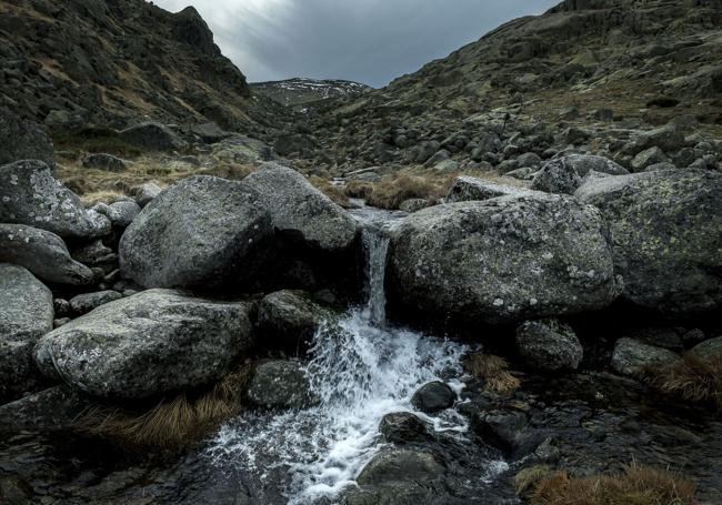 Paisaje granítico de la Sierra de Gredos.