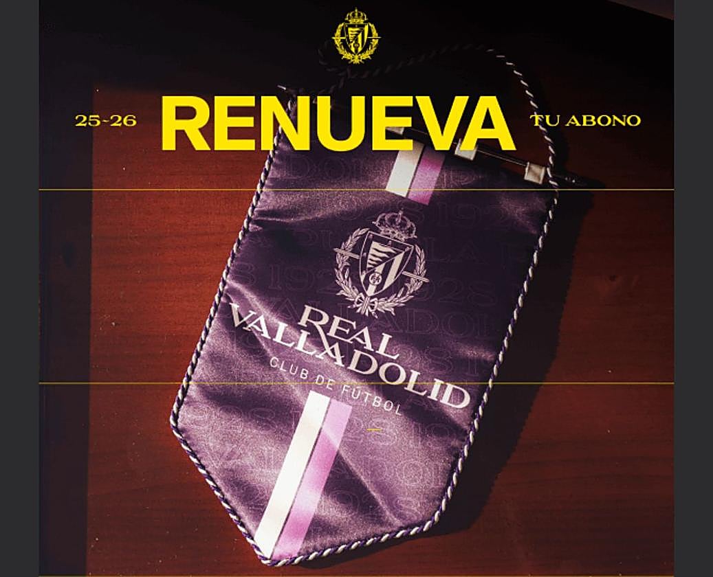 Imagen de la nueva campaña de abonados del Real Valladolid
