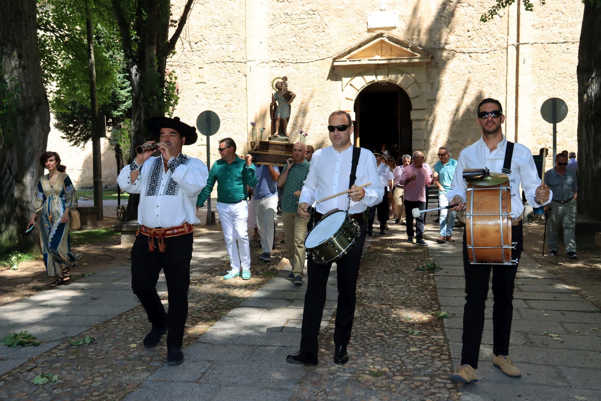 Los taxistas de Segovia celebran San Cristóbal