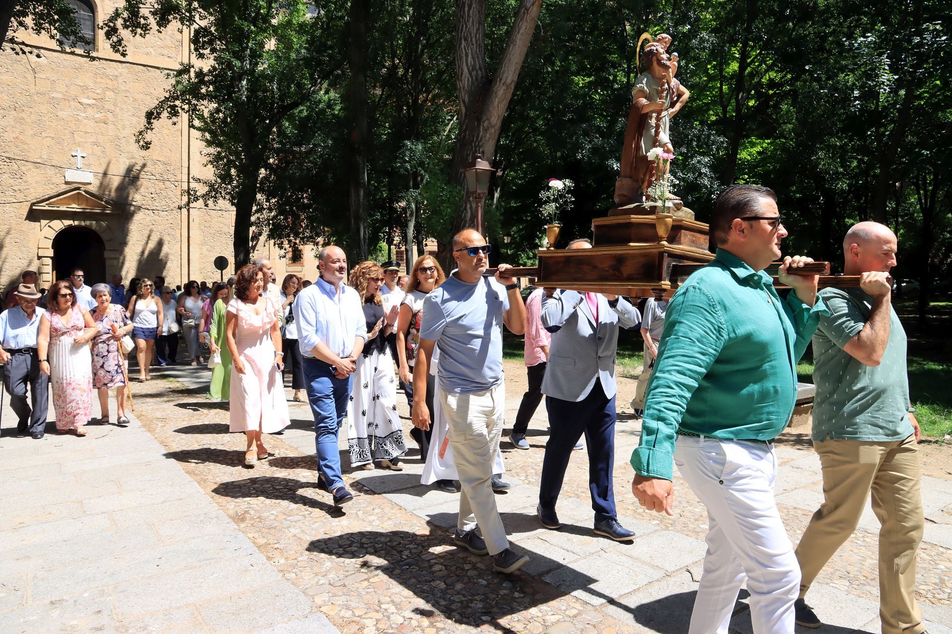 Los taxistas de Segovia celebran San Cristóbal
