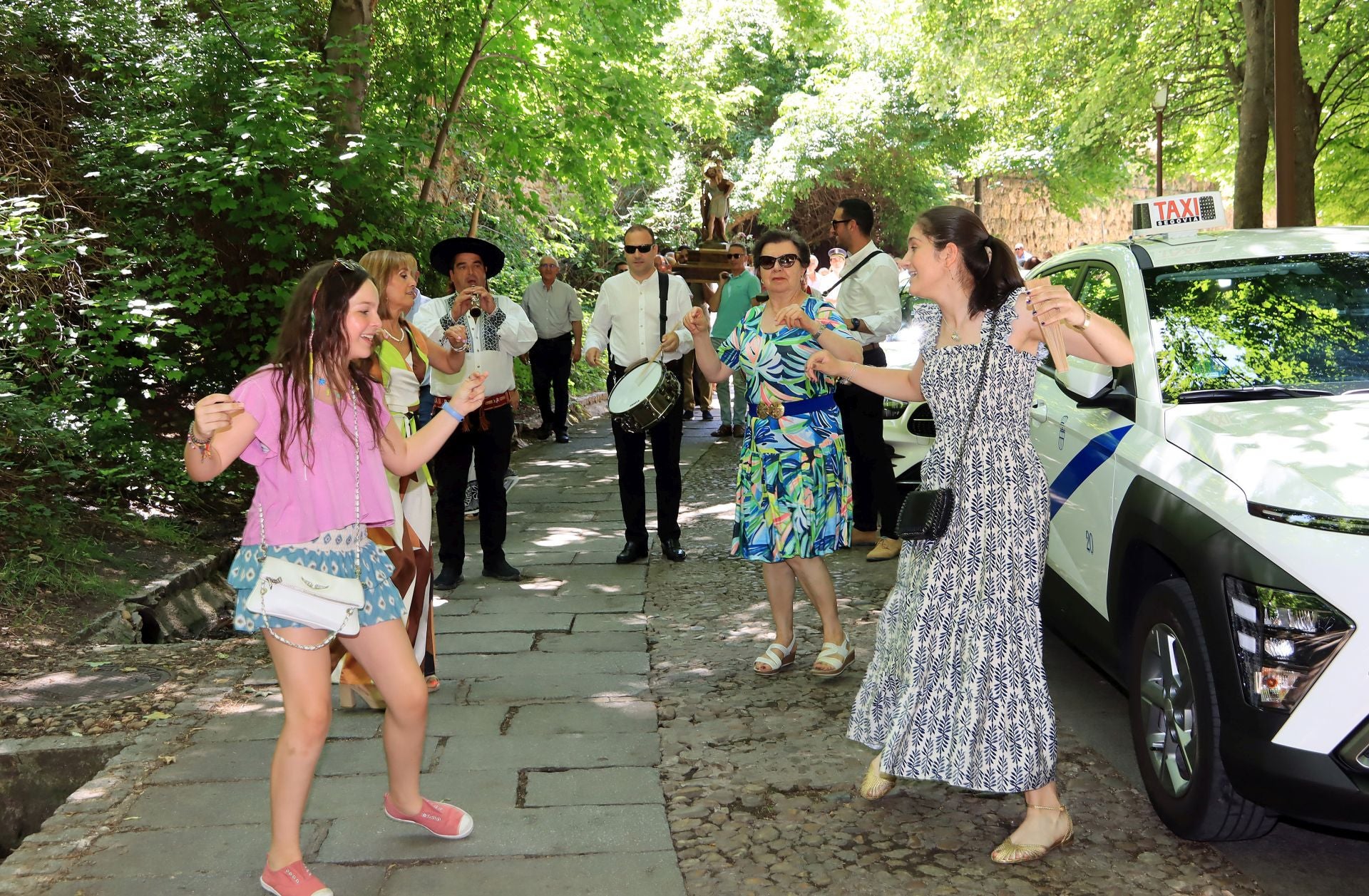 Los taxistas de Segovia celebran San Cristóbal