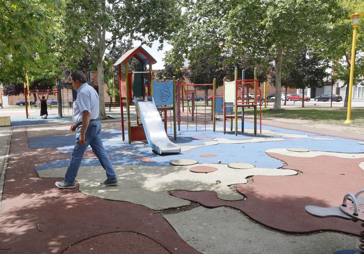 Suelo de seguridad de la plaza de la Constitución.