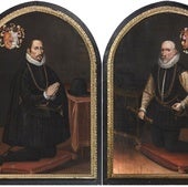 Retratos orantes de Cristóbal de Mondragón y su bisnieto del mismo nombre (1770-1780).