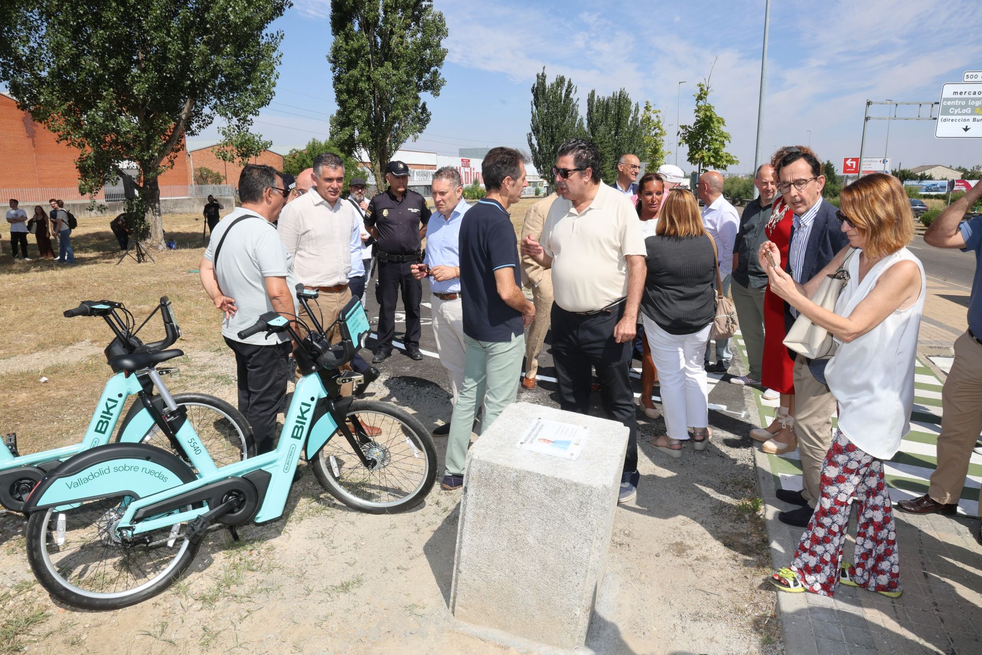 Las fotos de la inauguración del carril-bici que comunica Valladolid con La Cistérniga