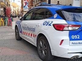 Imagen de archivo de un vehículo de la Policía Municipal de Valladolid.