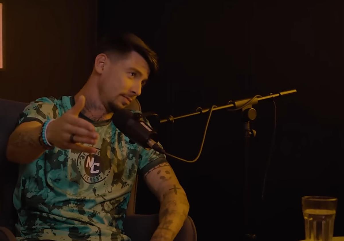 Luis Pérez, durante su entrevista en el pódcast 'El Hombre Descalzo'