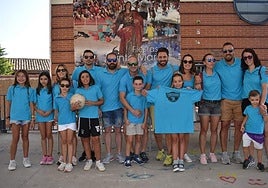 Integrantes de la peña 'Los Temerarios'