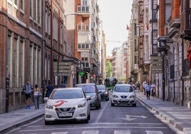 La calle López Gómez de Valladolid, en una imagen de archivo.