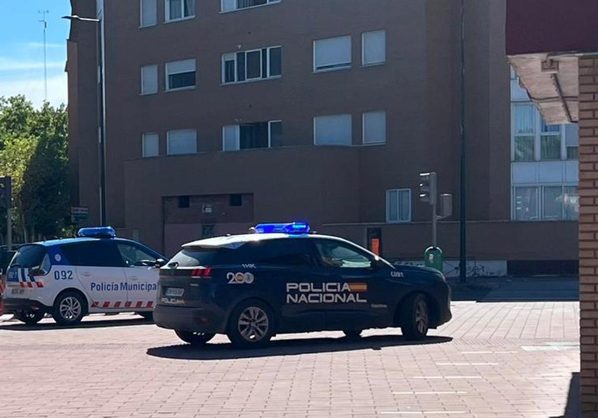 Imagen de archivo de una intervención policial en Valladolid.
