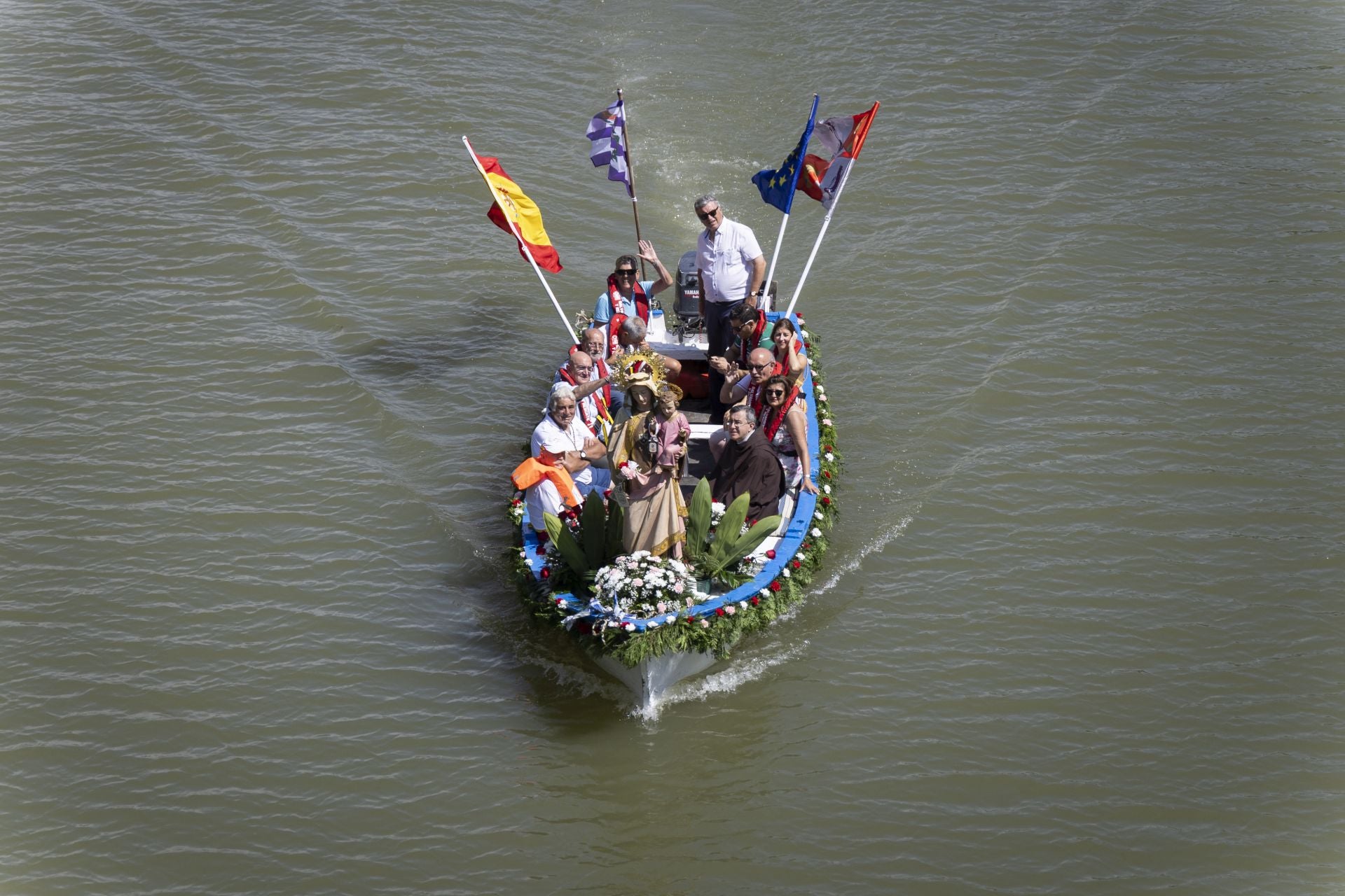 Las mejores imágenes de la procesión de la Virgen del Carmen de Valladolid