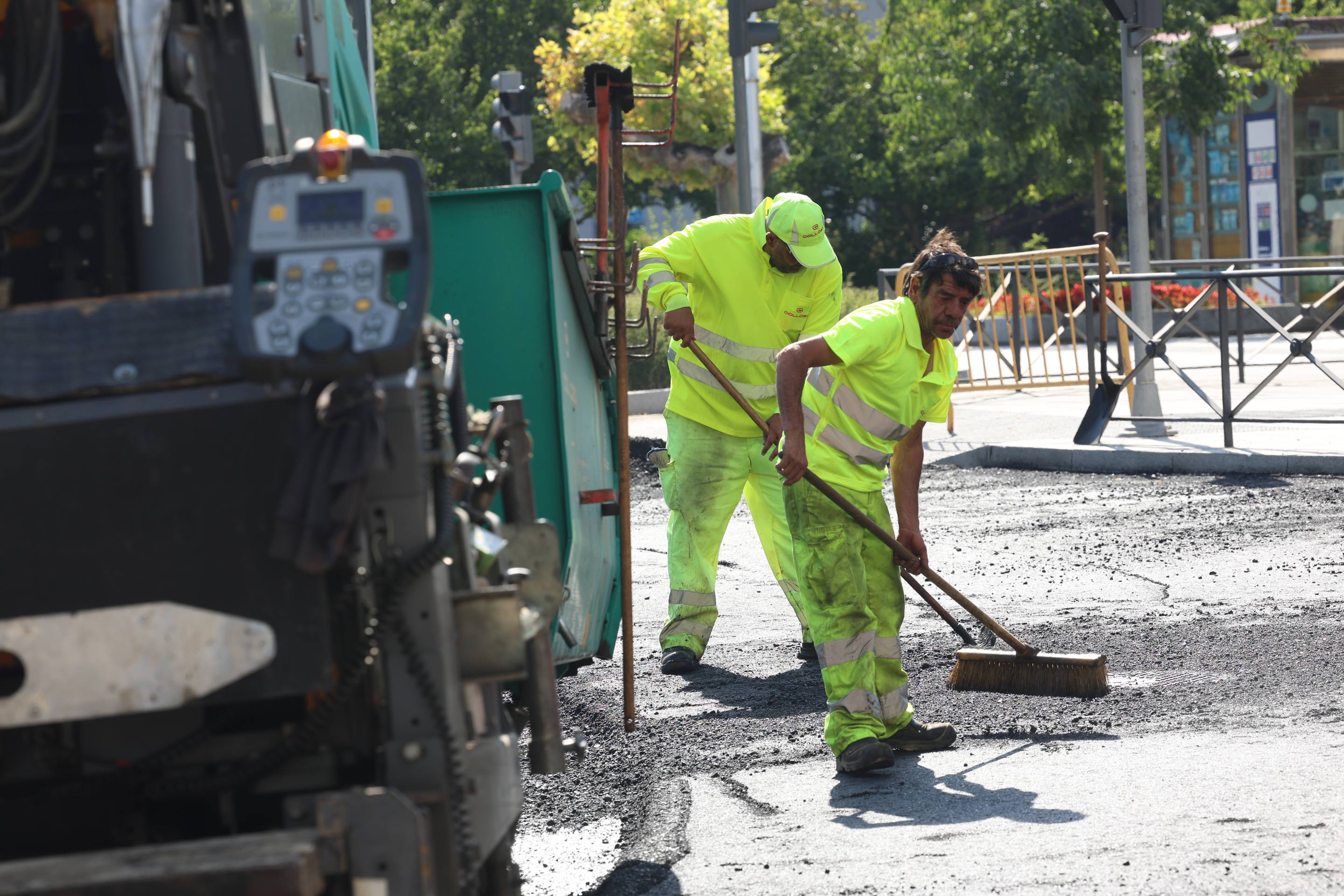 Así han ultimado los trabajos para la reapertura de la calle Muro y Estación