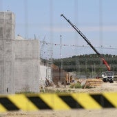 Obras del AVE a Cantabria en la zona conocida como el salto del carnero.