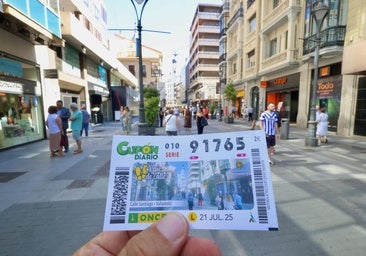 La calle Santiago recorrerá España en cinco millones de cupones de la ONCE