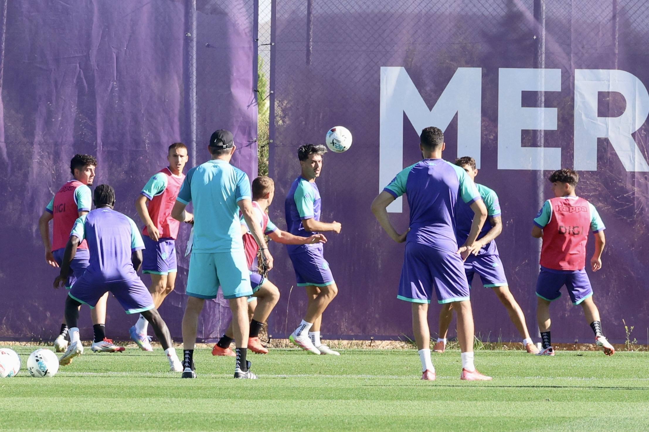 El entrenamiento del Real Valladolid, en imágenes