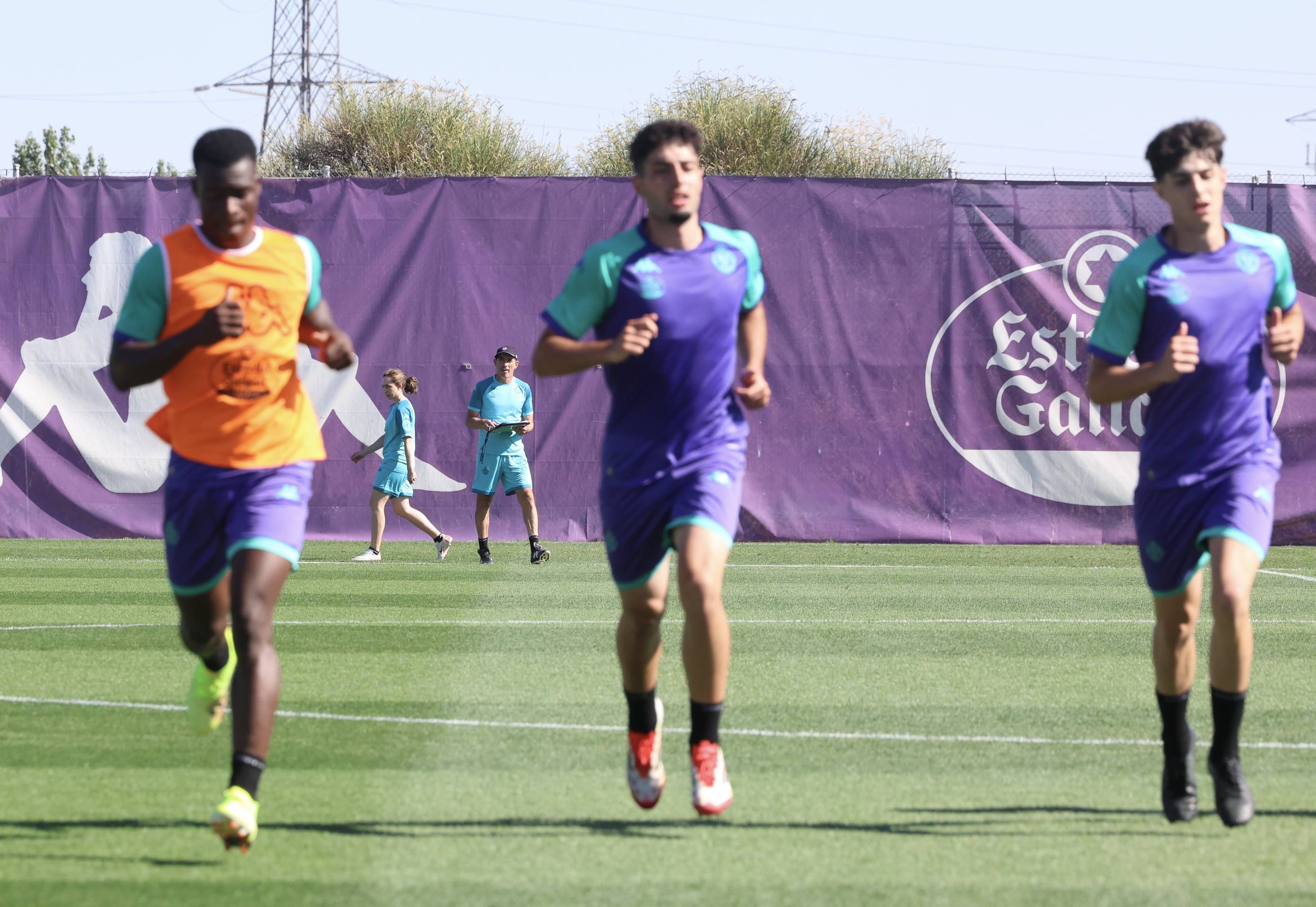 El entrenamiento del Real Valladolid, en imágenes