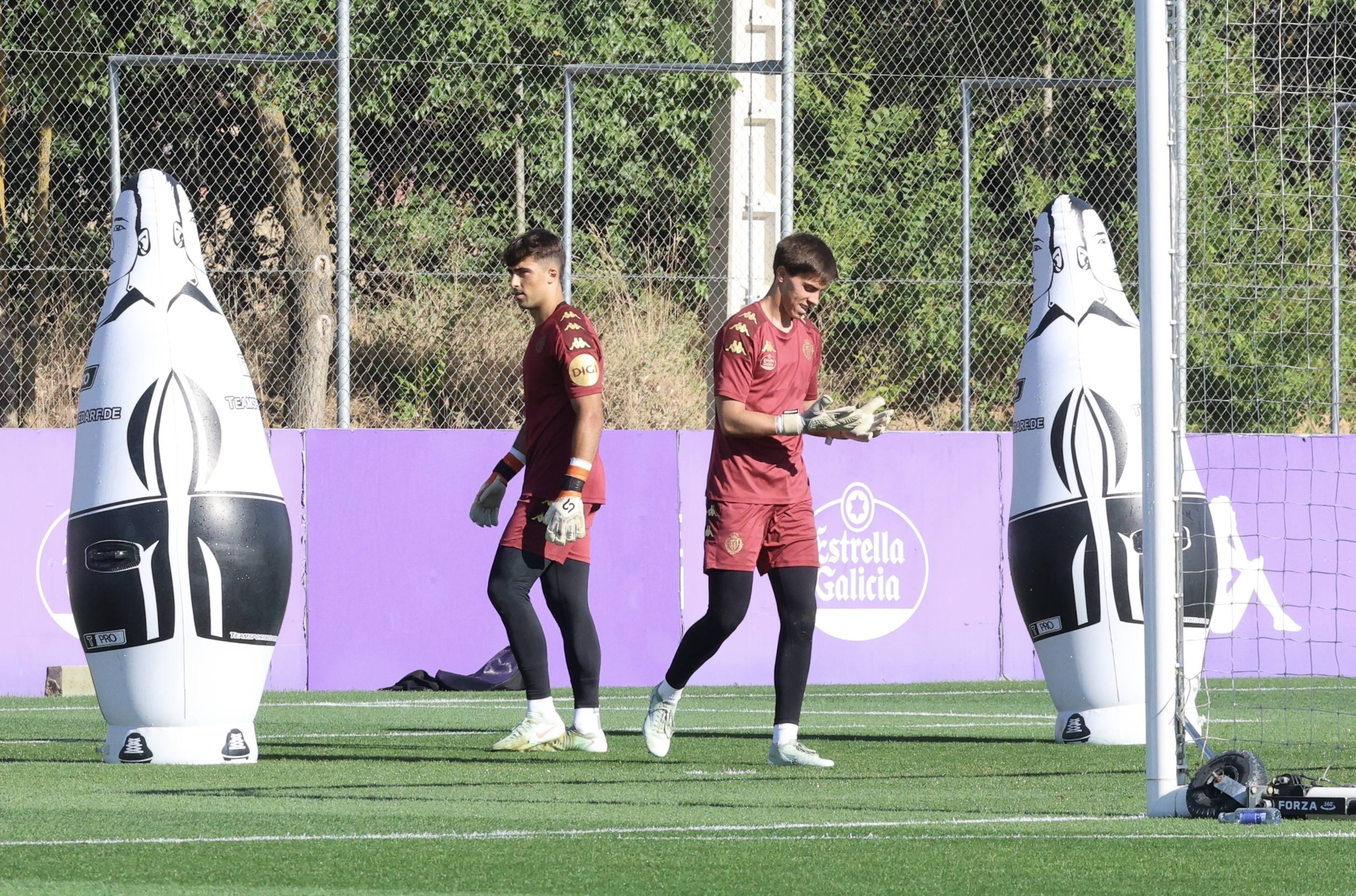El entrenamiento del Real Valladolid, en imágenes