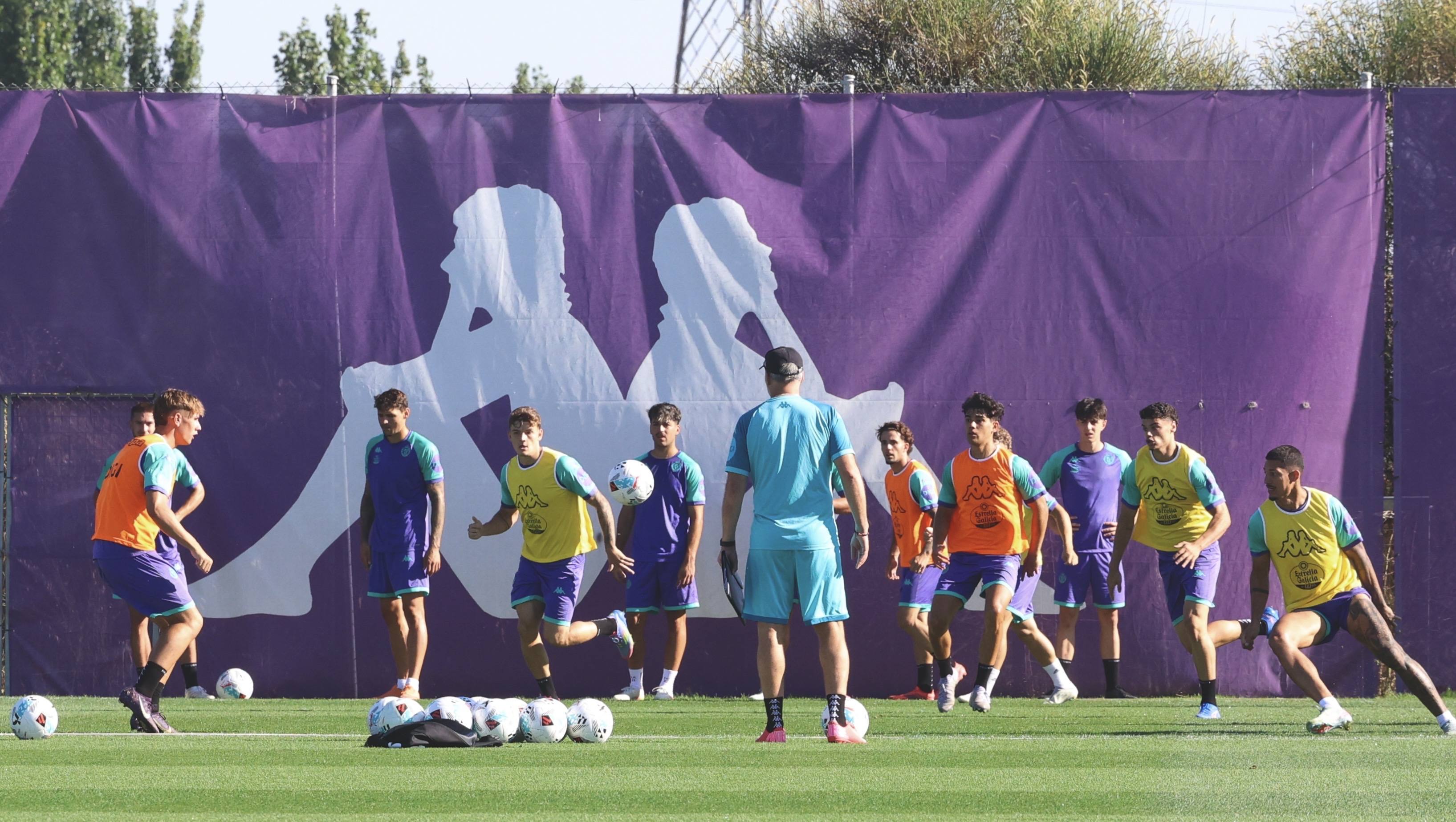 El entrenamiento del Real Valladolid, en imágenes