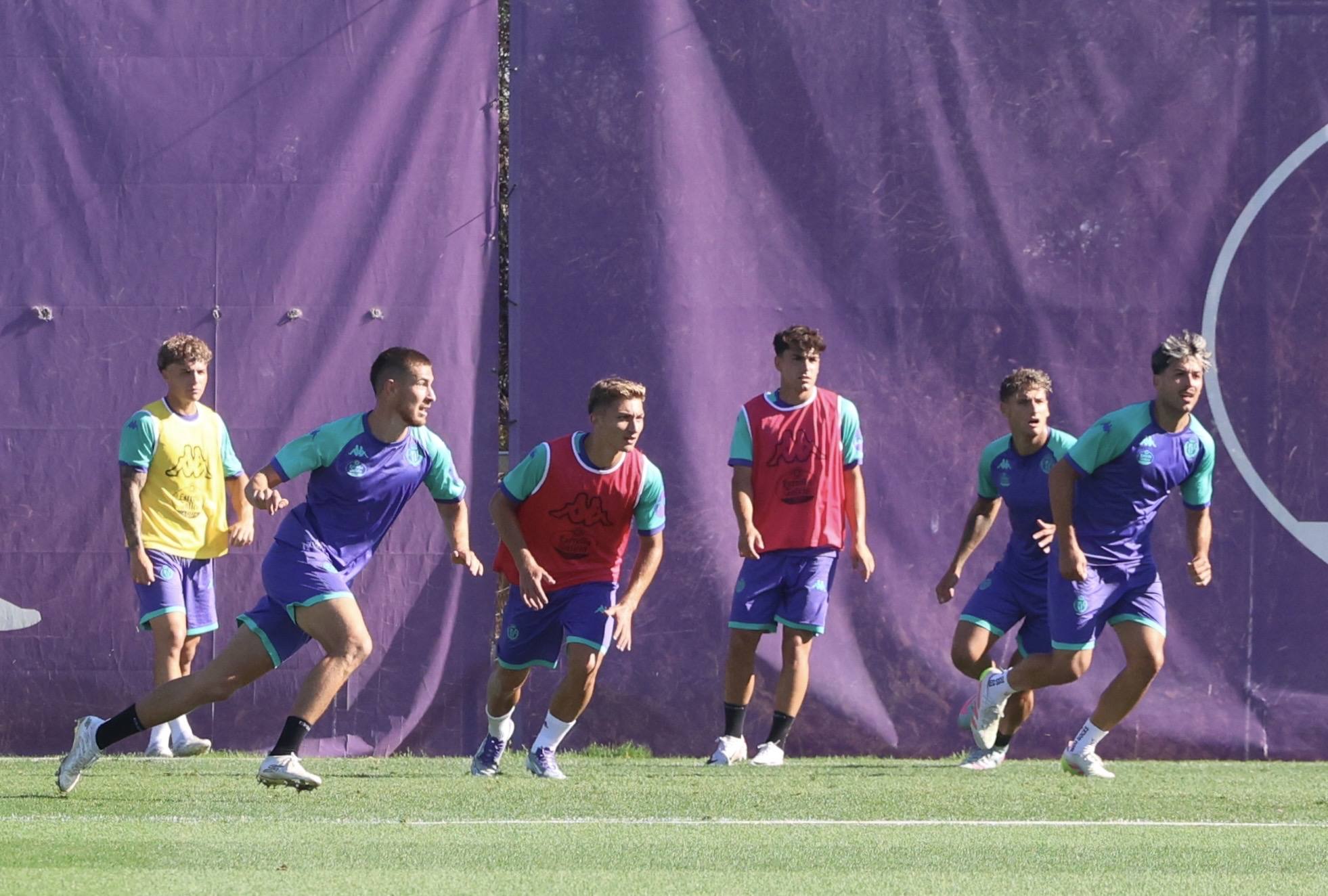 El entrenamiento del Real Valladolid, en imágenes