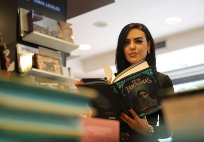 La enfermera y escritora Sara Fernández en Valladolid.