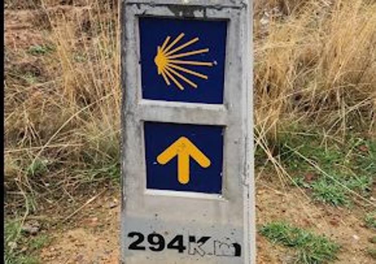 El Camino de Santiago a su paso por Villadangos.