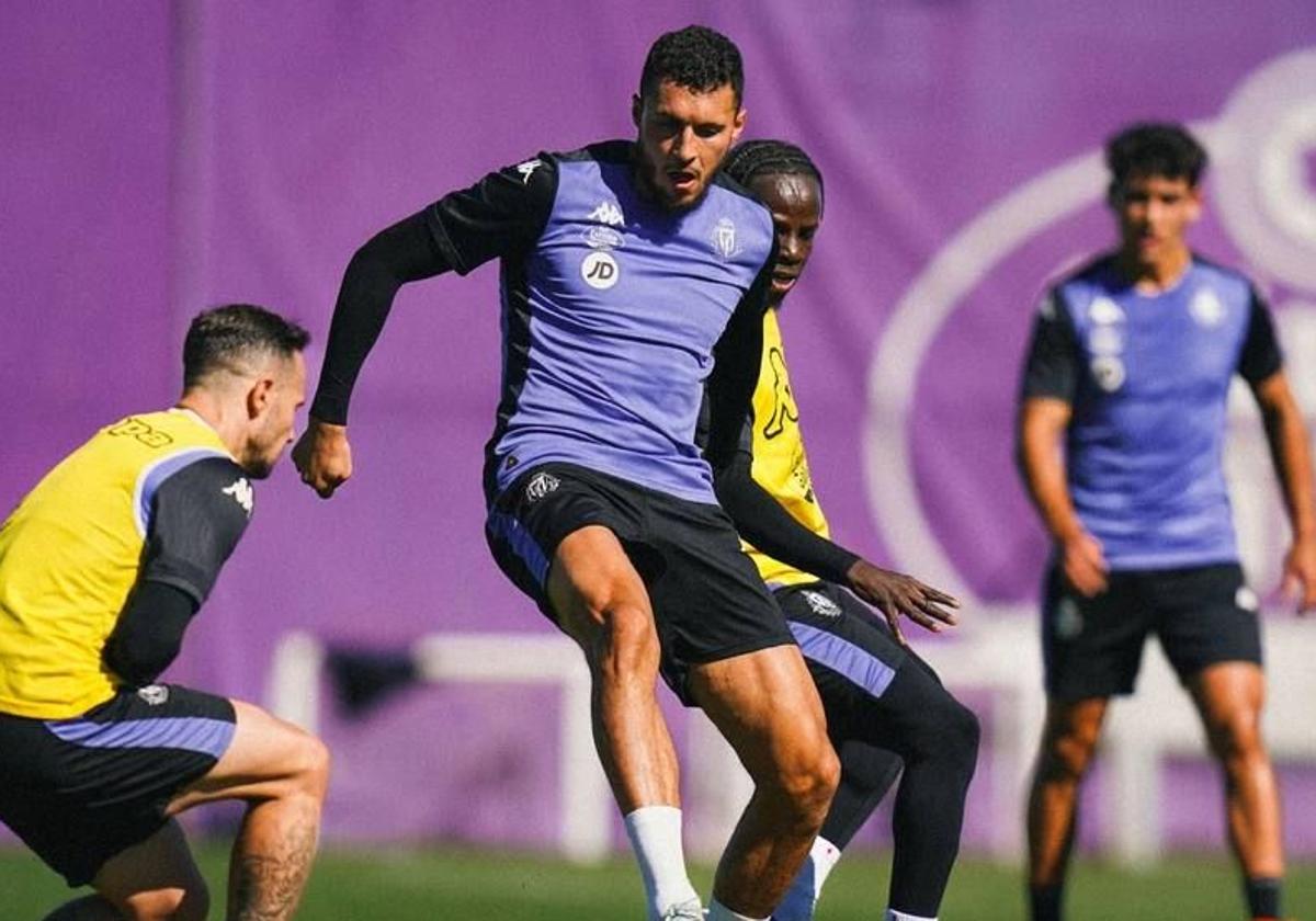 Amallah, durante un entrenamiento en los Anexos.