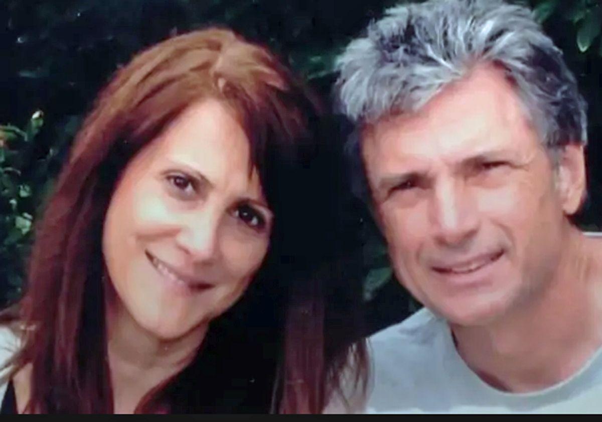 Robin Kaye, junto a su marido.