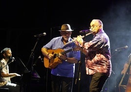 Un momento de la tercera velada del Universijazz con Pancho Amat y Orlando 'Maraca' Valle.