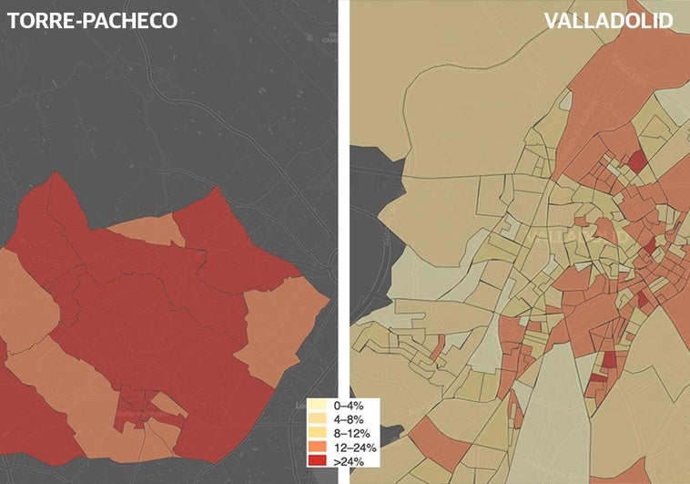 Valladolid mira a Torre Pacheco: hay más cifras que nos diferencian de las que nos igualan