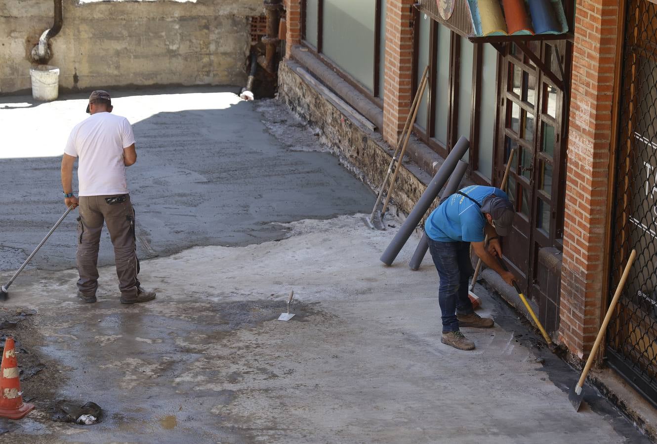 Así ha sido la obra de la plaza del Seminario en Palencia
