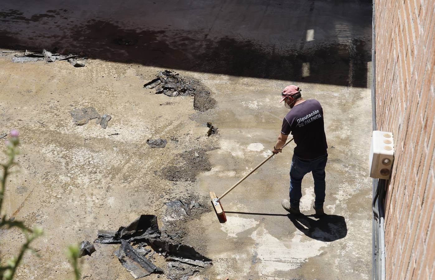 Así ha sido la obra de la plaza del Seminario en Palencia