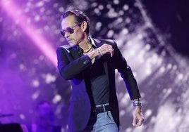 Marc Anthony en el concierto de Simancas.