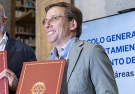 El alcalde de Madrid, durante una visita a Valladolid.