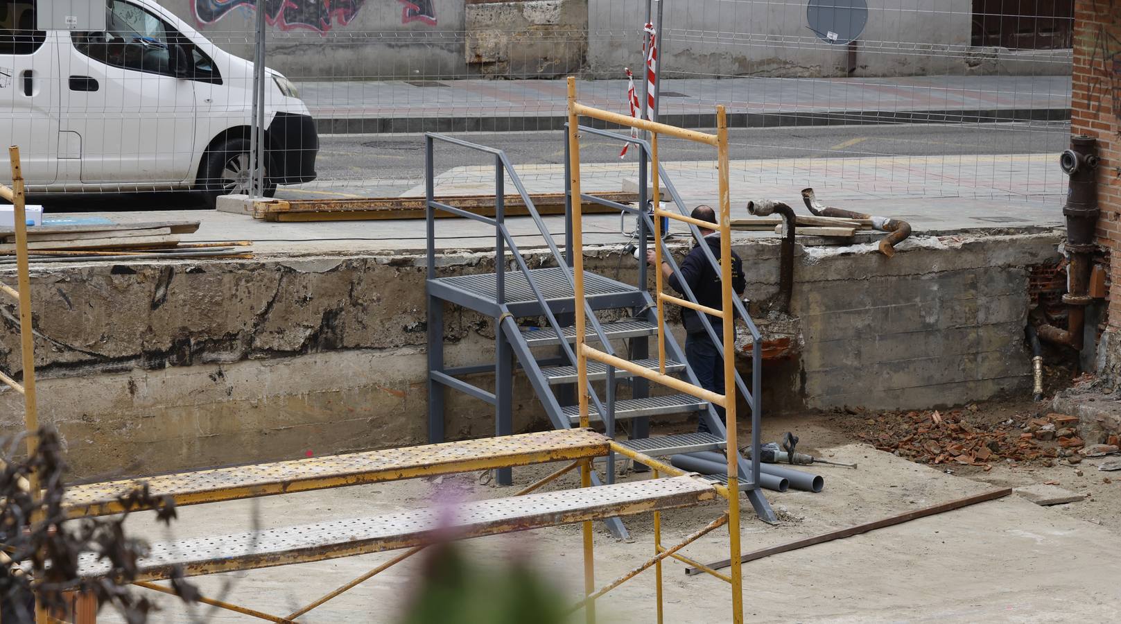 Así ha sido la obra de la plaza del Seminario en Palencia