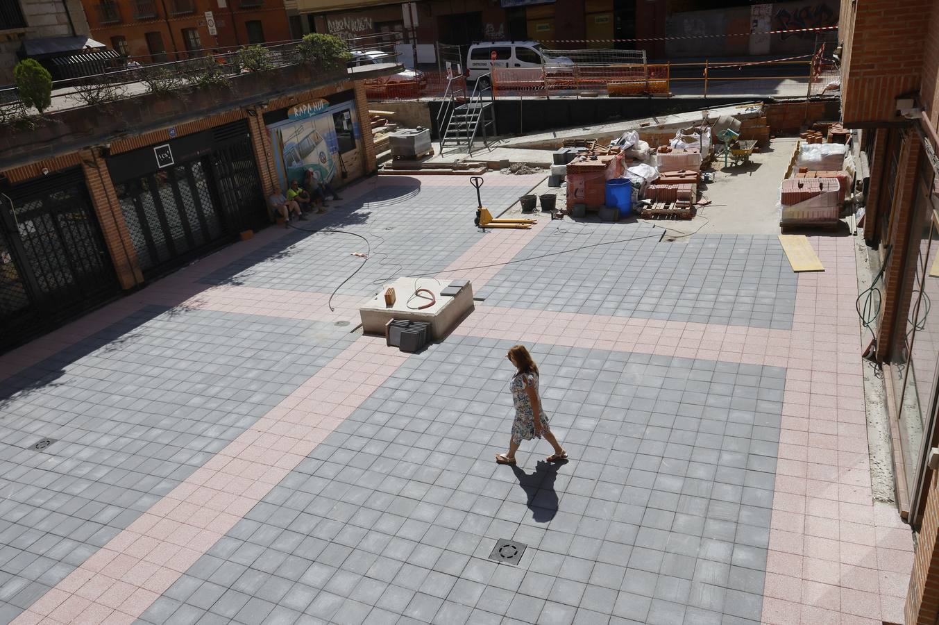 Así ha sido la obra de la plaza del Seminario en Palencia
