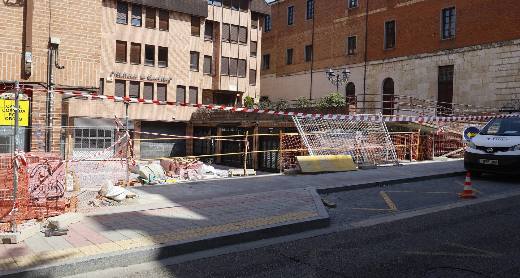 Así ha sido la obra de la plaza del Seminario en Palencia