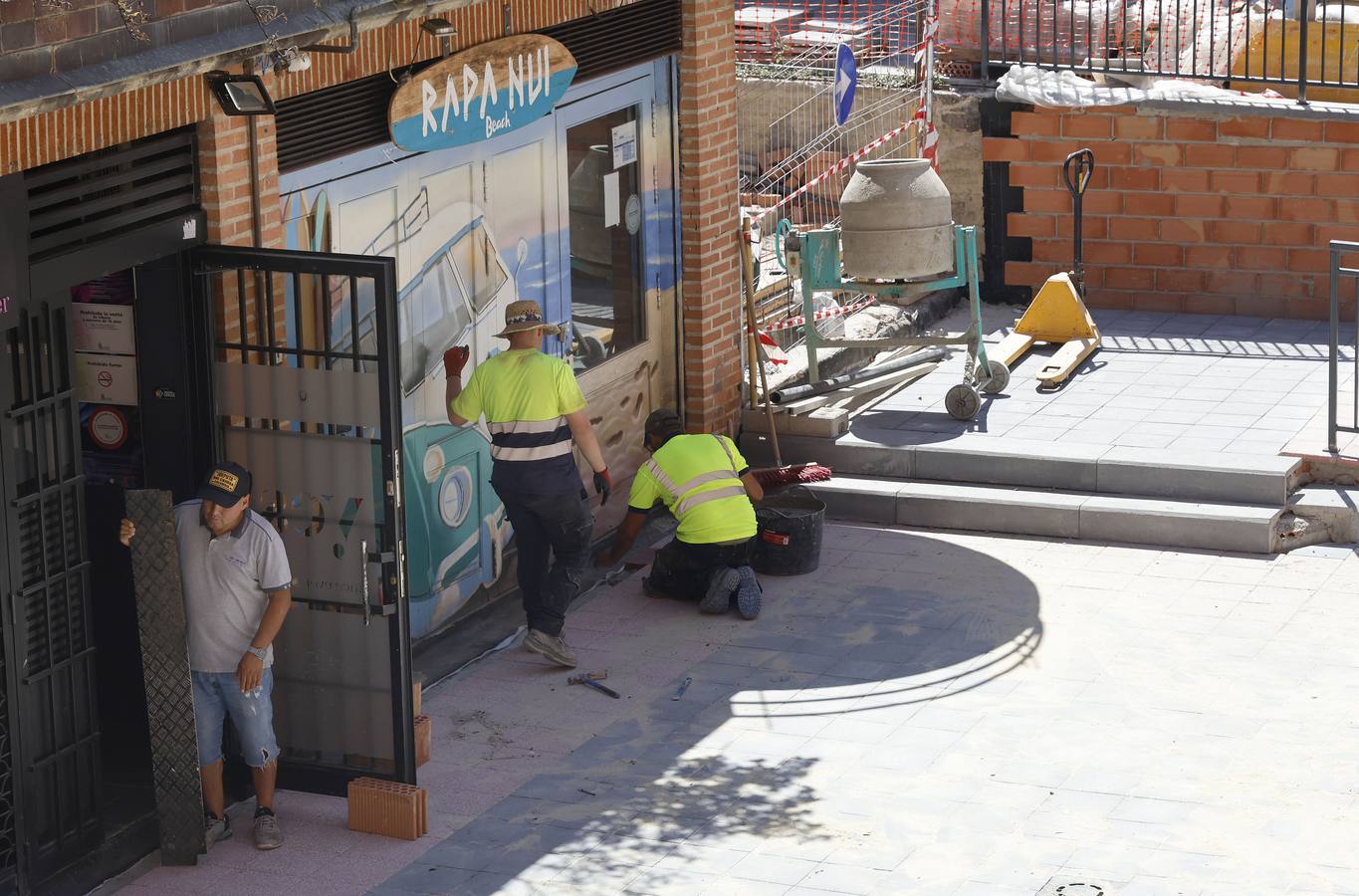 Así ha sido la obra de la plaza del Seminario en Palencia