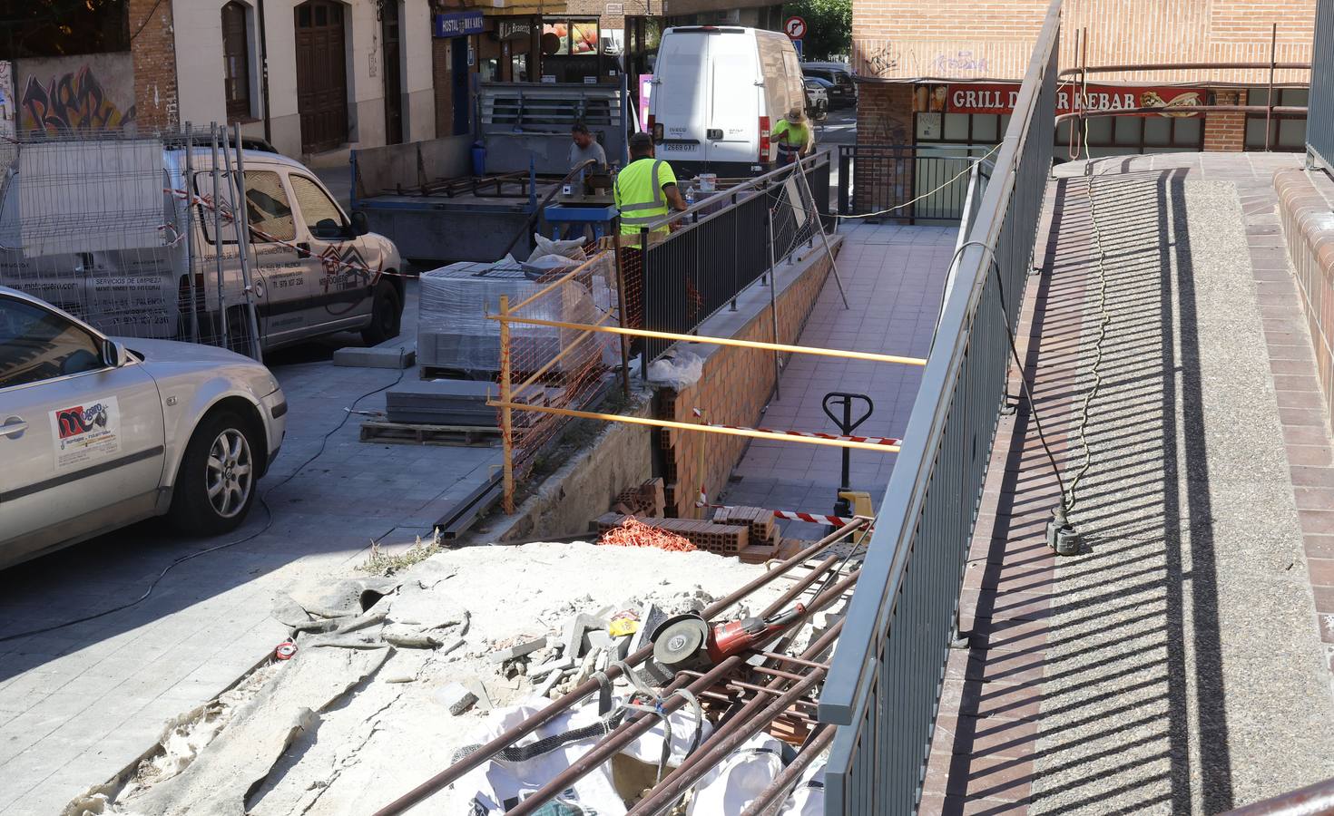 Así ha sido la obra de la plaza del Seminario en Palencia