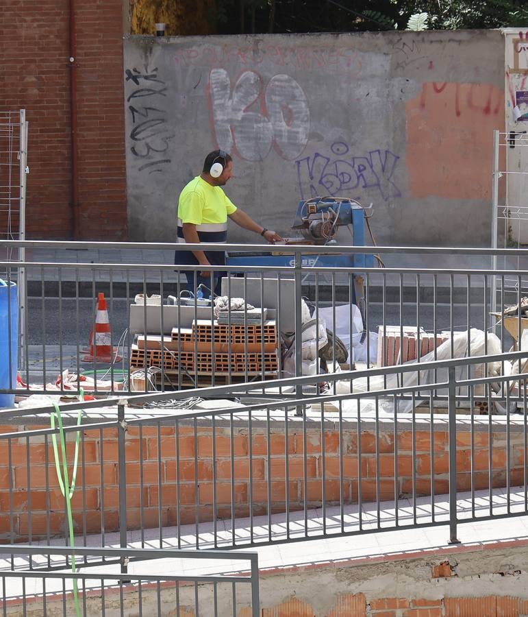 Así ha sido la obra de la plaza del Seminario en Palencia