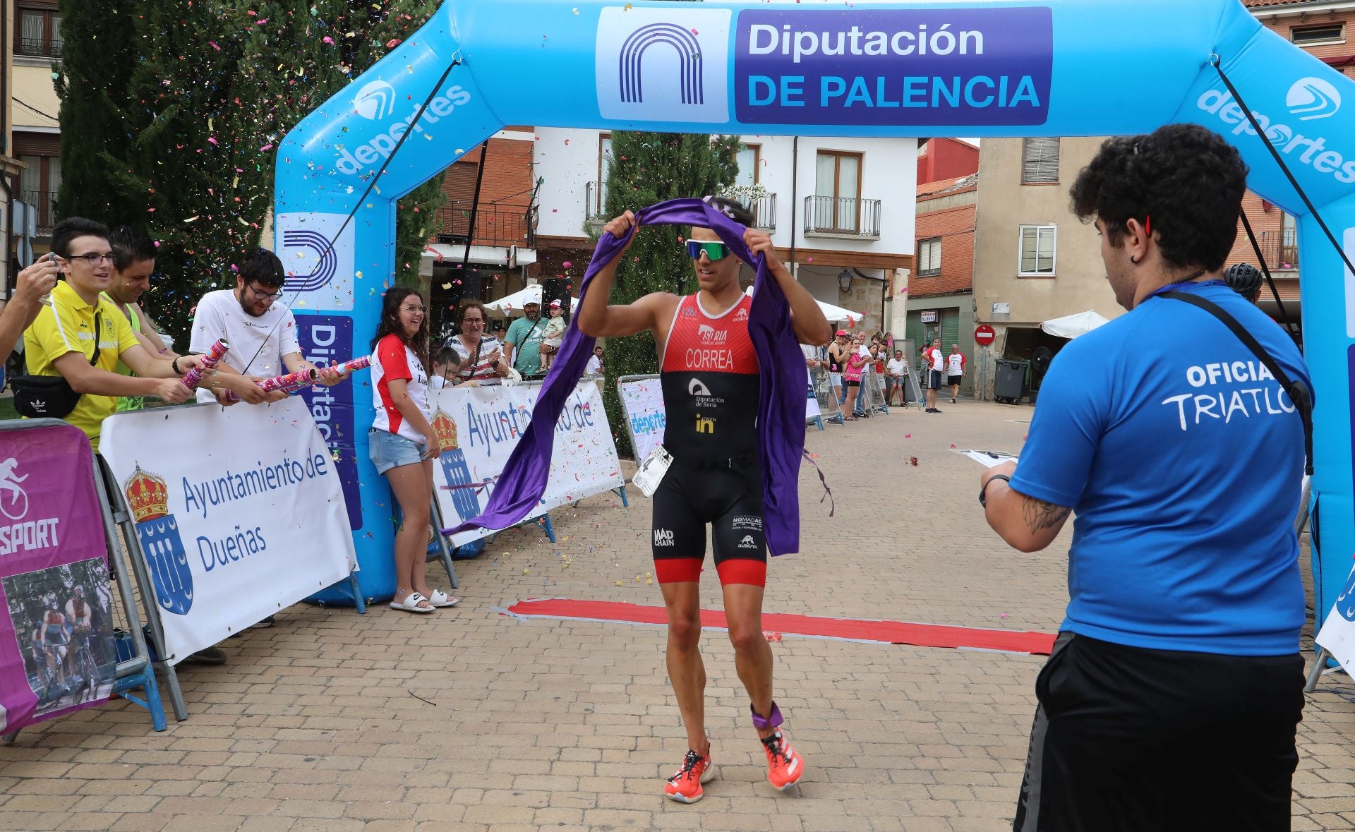 Dueñas, tercera parada del Triatlón Diputación de Palencia