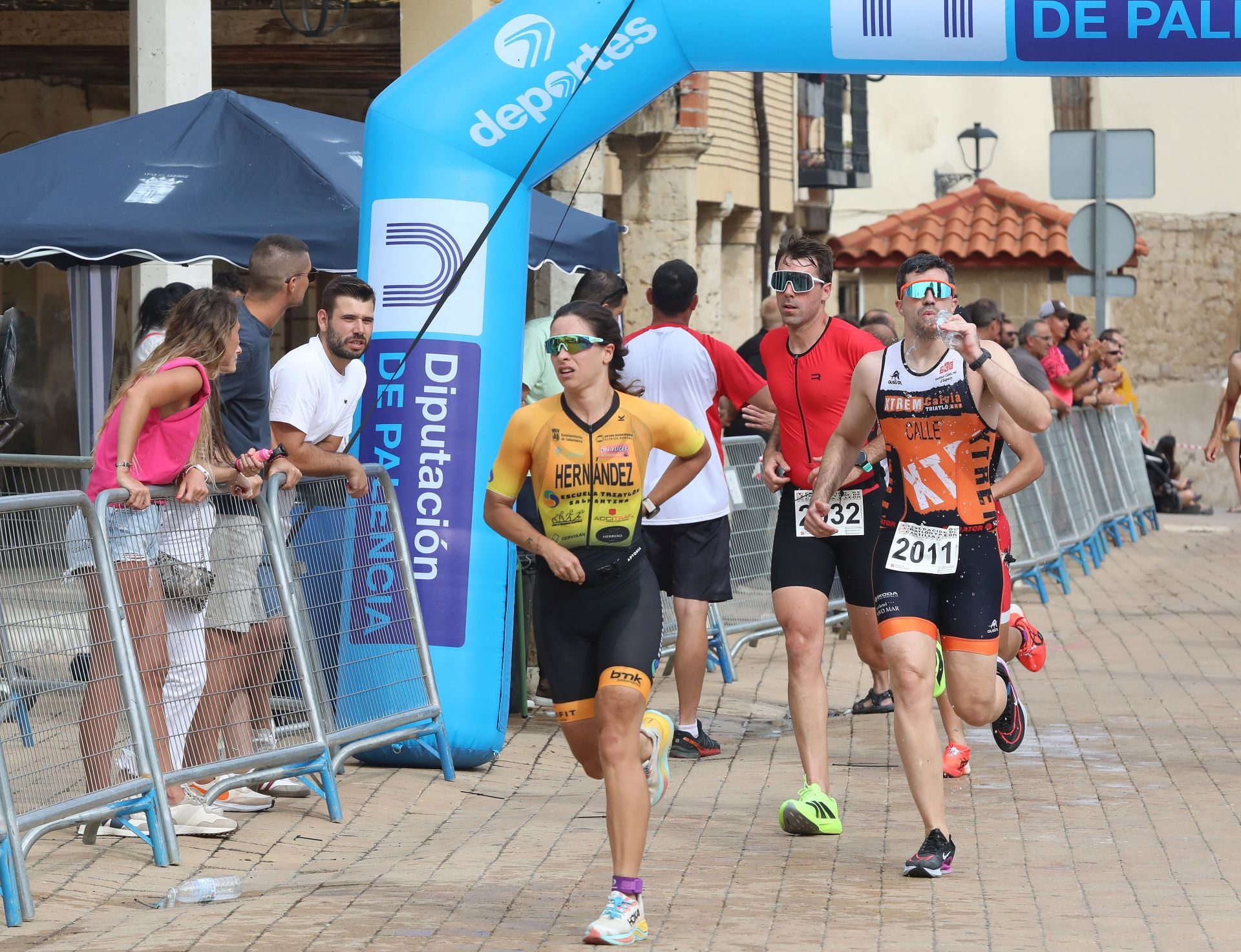 Dueñas, tercera parada del Triatlón Diputación de Palencia