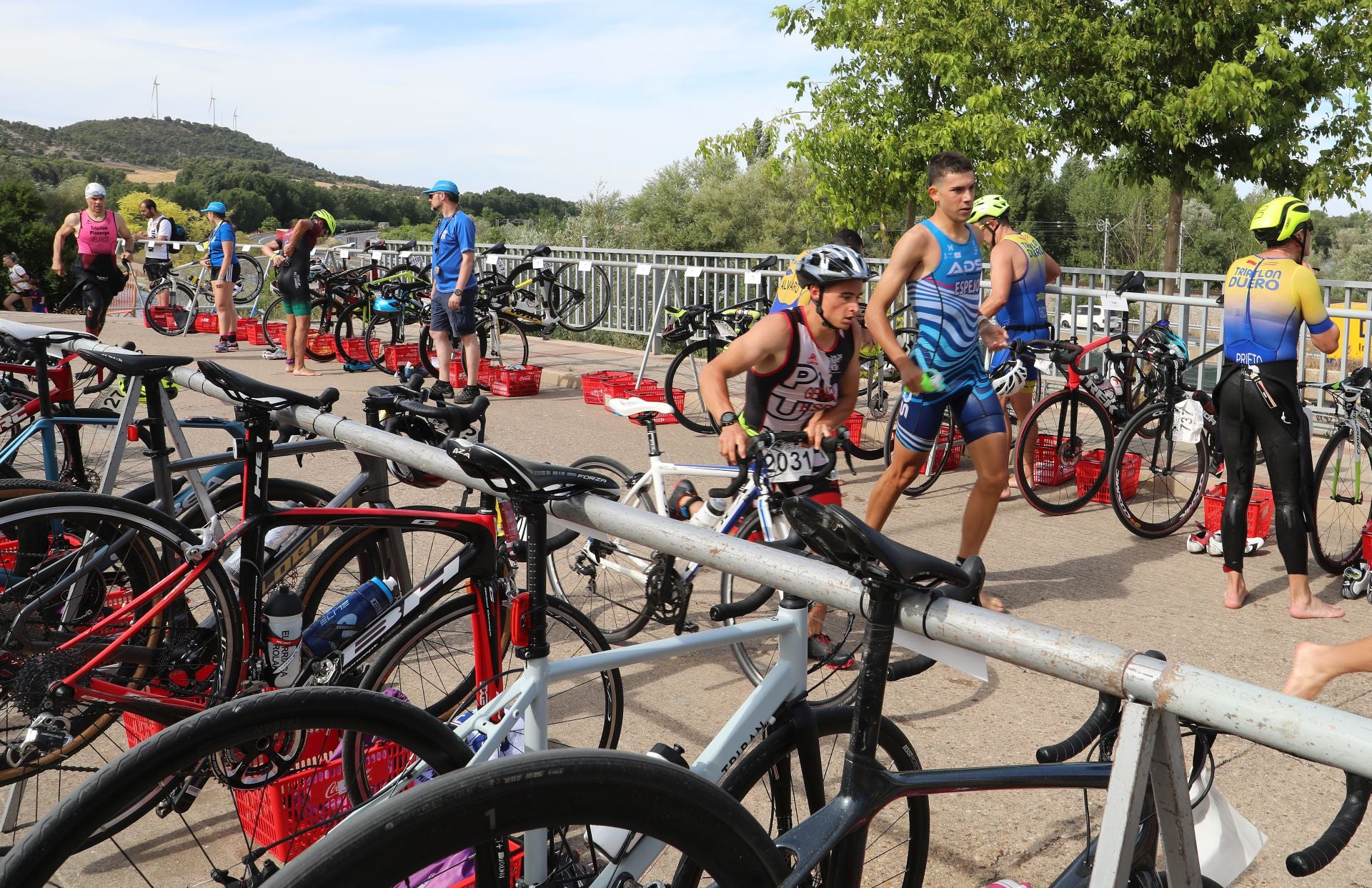 Dueñas, tercera parada del Triatlón Diputación de Palencia